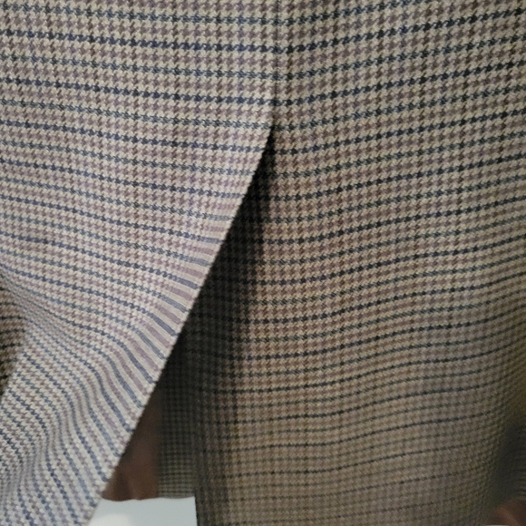 Lauren Ralph Lauren Men's Houndstooth Preppy Wool Blazer Suit Jacket. Size 40S - Picture 4 of 10
